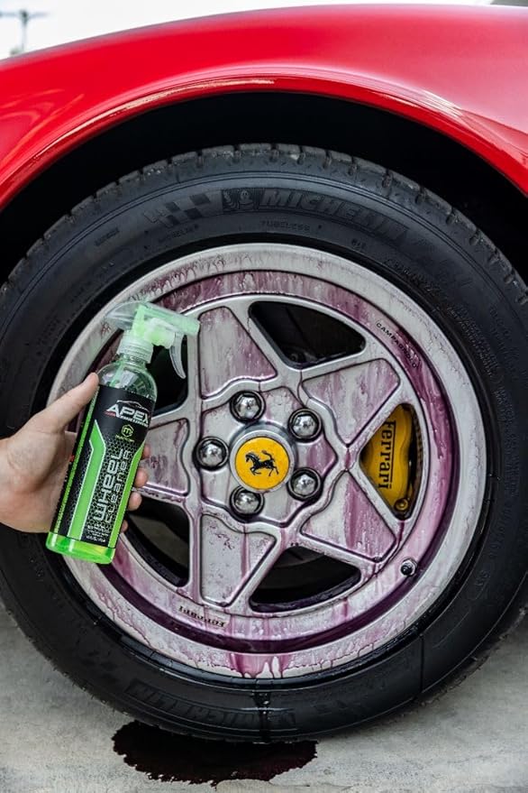Apex Spray and Seal Bundle with Apex Wheel Cleaner - Ceramic Maintainer and Sealant - Proprietary Iron/Brake dust Remover - Professional Detailing Supplies