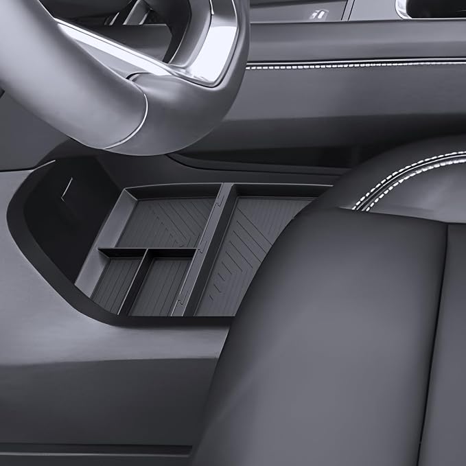 for Acadia Lower Center Console Organizer 2024-2026 GMC Acadia Elevation/AT4/Denali Accessories Armrest Tray Middle Storage Box Insert Container Durable ABS Plastic