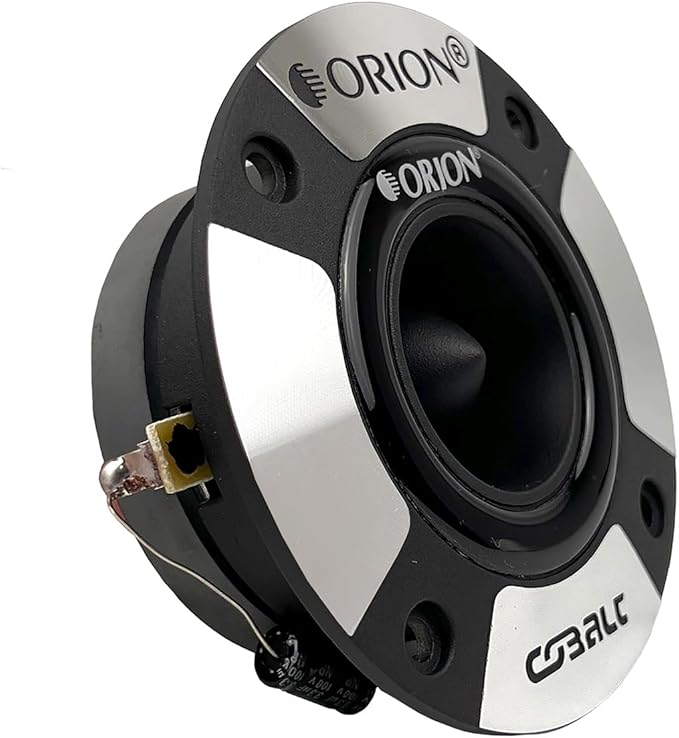 ORION Cobalt Series CTW125 3.9” Super Bullet Tweeter | Aluminum Diaphragm, 1” Voice Coil, 50W RMS, 200W Max, Built-in Crossover - Pro Car Audio Sound System Tweeter (Pair)