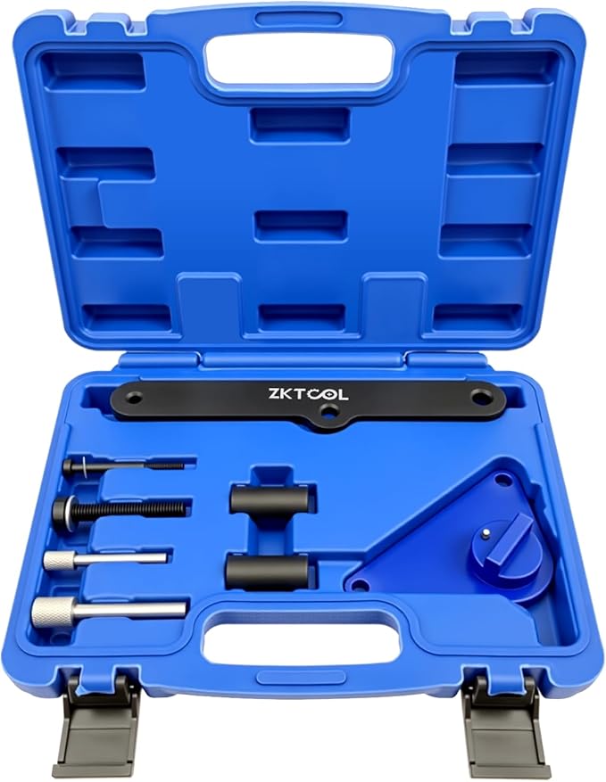 ZKTOOL Engine Timing Tool Kit Compatible with Fiat 1.0 & 1.3L 500X Renegade (from 2018) 、Tipo Jeep Compass (from 2020) ，OEM 2063500090, 206300090, 2064000090，Engine Code 55282151 1.0L, 55282328 1.3L