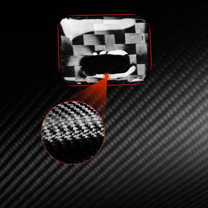 Soft Carbon Fiber Car Interior Shift Button 1/Piece Decorative Sticker for Lexus RC300 350 200T 15-24 Carbon Fiber Interior Accessories