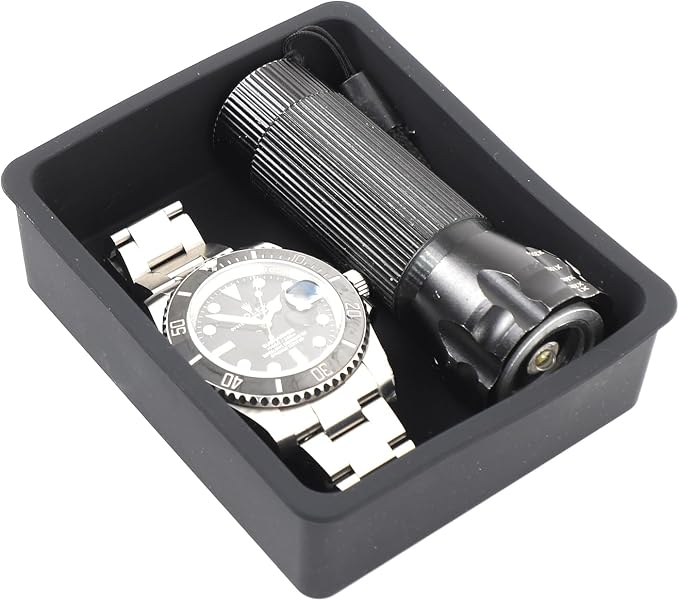Gear Shift Storage Box Compatible with Land Rover Range Rover Vogue L460 2024 2025 2026 Center Console Gear Shift Panel Silicone Storage Box Organizer Tray 1PCS