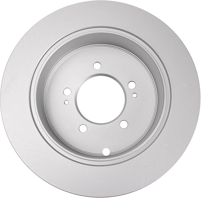 TRQ Rear Brake Rotor Set G Coated Solid Compatible with 2007-2015 Mitsubishi Lancer 2007-2013 Outlander
