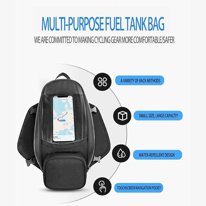 ZSTONG For Himalayan450 himalayan 450 452 2024 2025 Motorcycle fuel tank navigation pack is waterproof