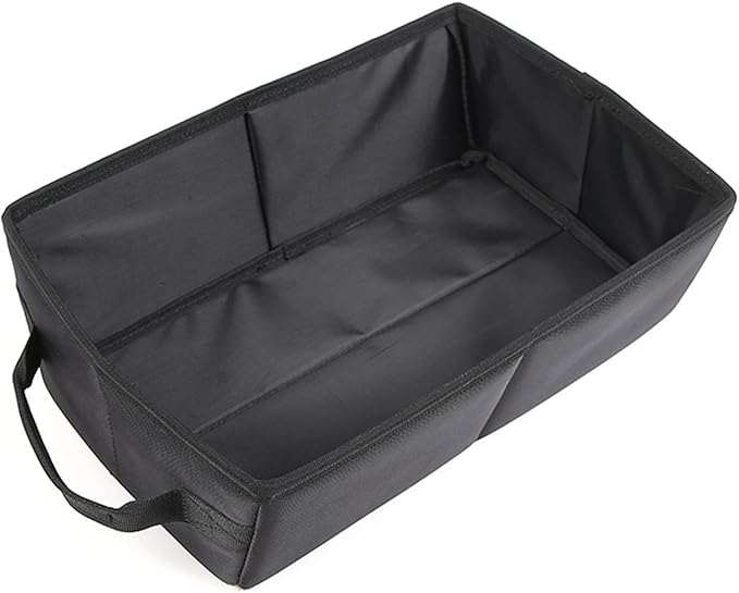 Under seat Storage Bag for INEOS Grenadier 2020-2025 Accessories Oxford Cloth Tool Organizer Box Under Front Seat, Underseat Hidden Bag Organizer Tray Drawer Bin with Anti-slip Handle (Black)