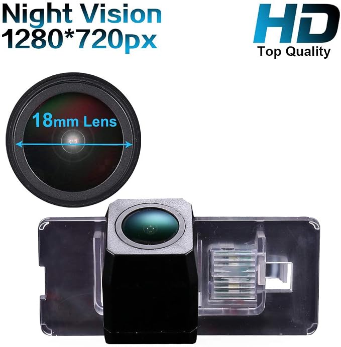 1280 * 720 Car Backup Camera Replacement for BMW Mini R56 Cooper Clubman Roadster Countryman Hatch Pepper Chili Base Salt Early Grey Mayfair Laurel Camden R55 R56 R57 R58 R59 R60 R61 Convertible