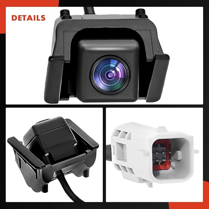 A-Premium Rear View Backup Camera Compatible with GMC, Buick & Saturn | Parking Camera for 2009-2016 Acadia, 2017 Acadia Limited, 2009-2017 Enclave, 2009-2010 Outlook