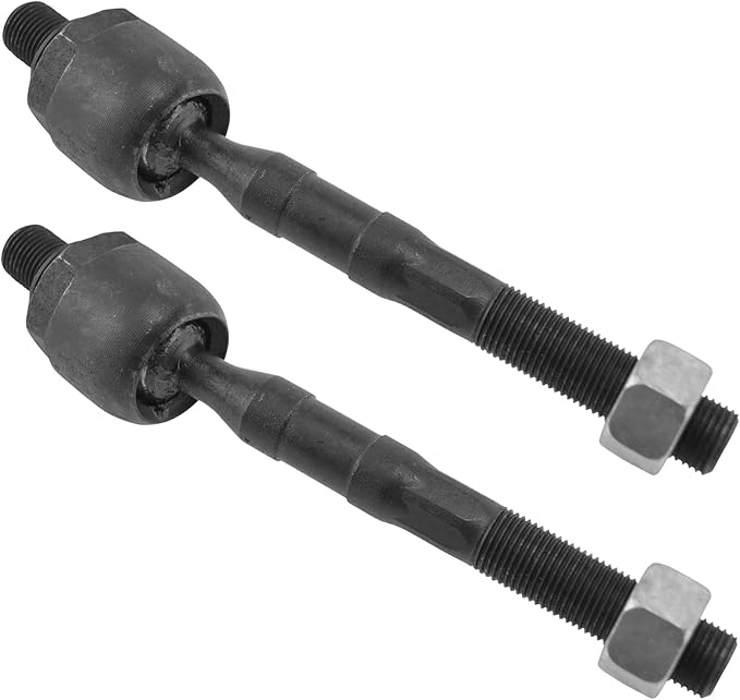 TRQ Front Inner Tie Rod Set 2 Piece Compatible with 2006-2011 Hyundai Azera 06-10 Sonata 07-09 Kia Amanti