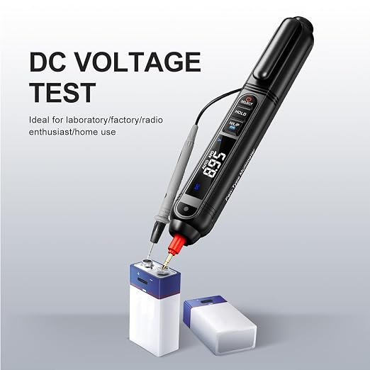 NOYAFA 3 in 1 Pen Type Digital Multimeter, 6000Count AC/DC Voltage Tester,Electric Tester Pen, Intelligent Multimeter, Non-Contact Voltmeter Sensor Resistance, Capacitance, Diode, Continuity