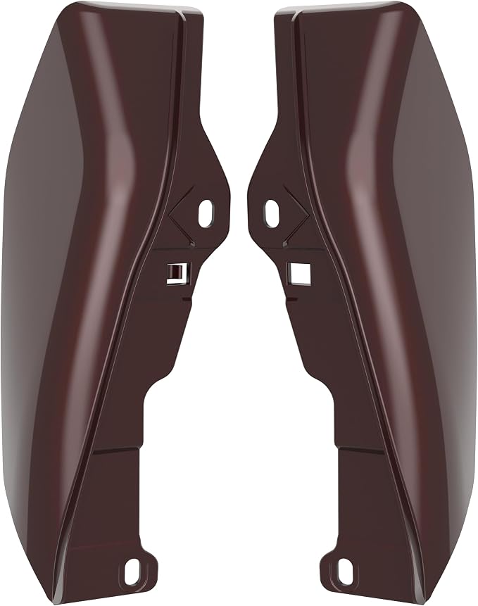 Color - Matched Mid Frame Air Deflectors Heat Shield, Perfectly Fit for Harley Touring Models 2009-2026 Twisted Cherry