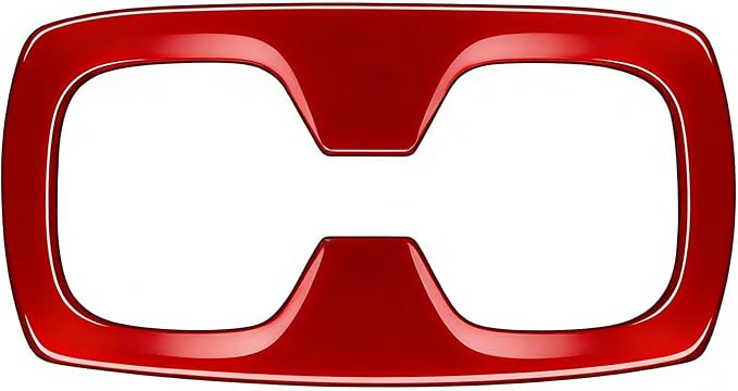Front Rear Holder Decors for Toyota 4Runner 2025 2026 Interior Accessories Dashboard Cover Center Consoles ABS Trim Dark Red