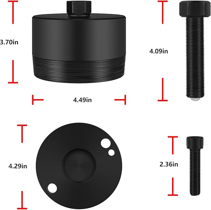 303-1513 Rear Crankshaft Seal Remover Tool Fits for Ford Super Duty F-250, F-350, F-450, F-550, F-650/750 equipped with 6.7 L Power stroke Diesel Model, Replace ST-148, 4 pcs