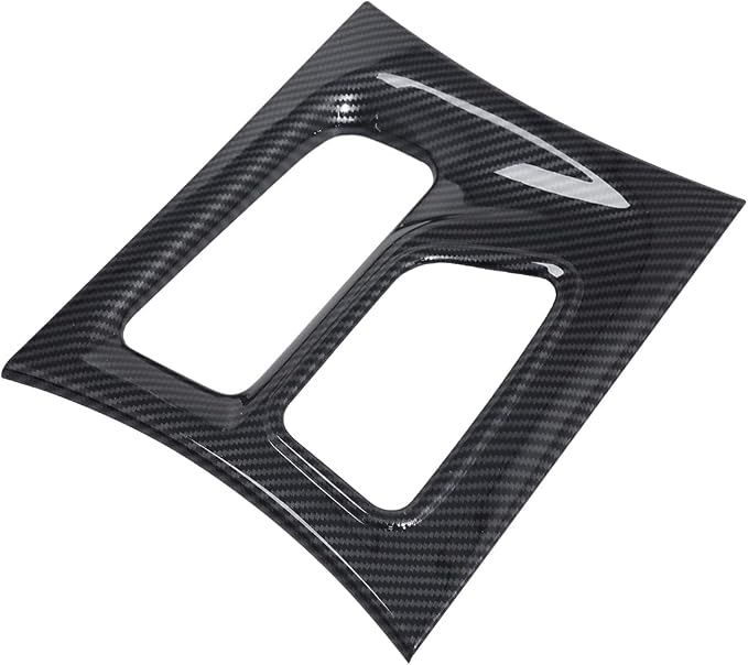 for Dodge 2015-2023 Charger Interior Accessories Console Central Control Gear Shift Panel Trim Decoration Cover ABS Carbon Fiber