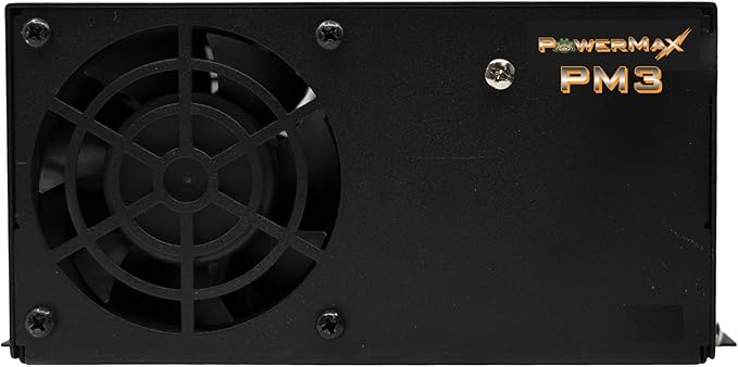 PowerMax PM3-65Power Supply, AC to DC Converter 110Vac to 12Vdc 65Amp, Battery Charger with 3 Stage Smart Charging Mode, Built-in Cooling Fan and LED Indicator Light, Lithium Compatible