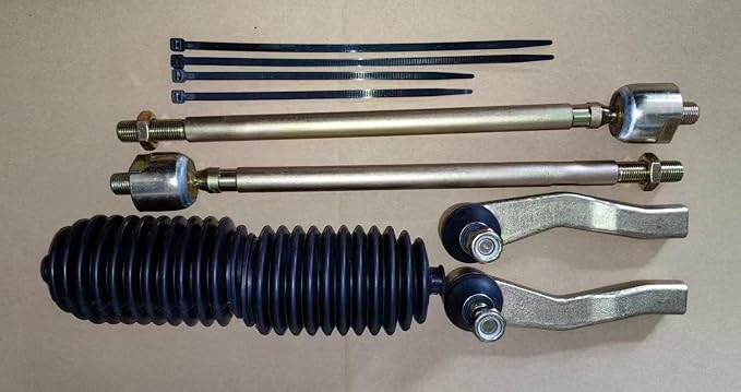 Left Right Steering Boots Tie Rod Ends & Rack Ends Replacement 51-1089 for 2018 2019 2020 2021 2022 Polaris Ranger 1000, Fullsize & Ranger XP 1000 EPS UTVs Steering Rack