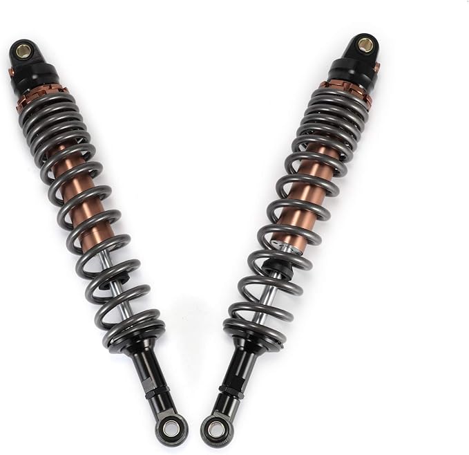 400mm 15.75 inch 8mm Spring Universal Motorbike Air Shock Absorber Rear Suspension ATV Quad Scooter Dirt Bike For YZF-R1 YZF-R6 YZF-125 XC EXC XCF