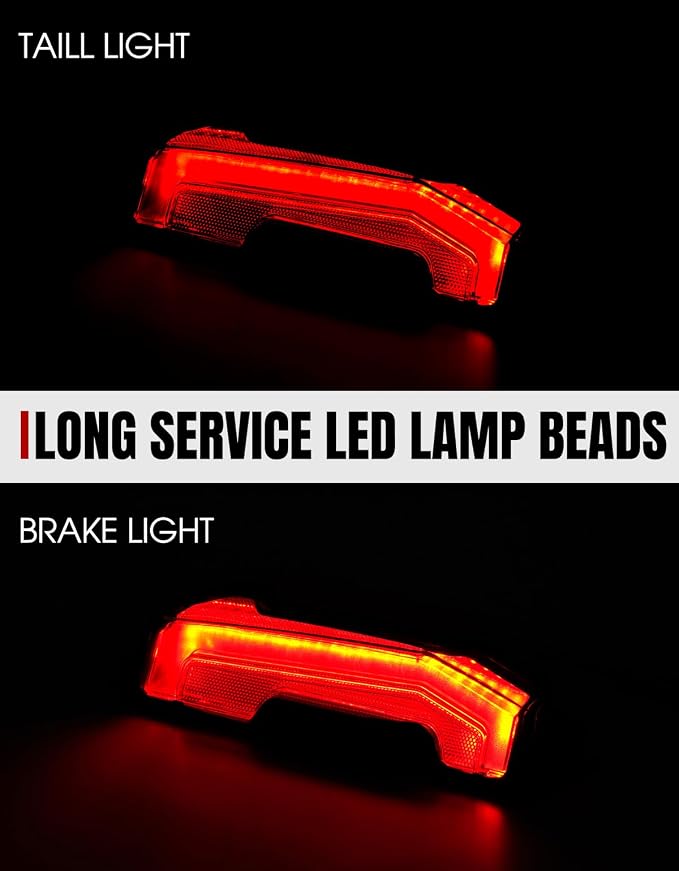 A & UTV PRO Red LED Taillights for 2024+ Polaris Xpedition XP/XP 5, Red Brake & Stop Lights for ADV/ADV 5, Compatible with Polaris Expedition Accessories, Replaces #2416628, 2416629