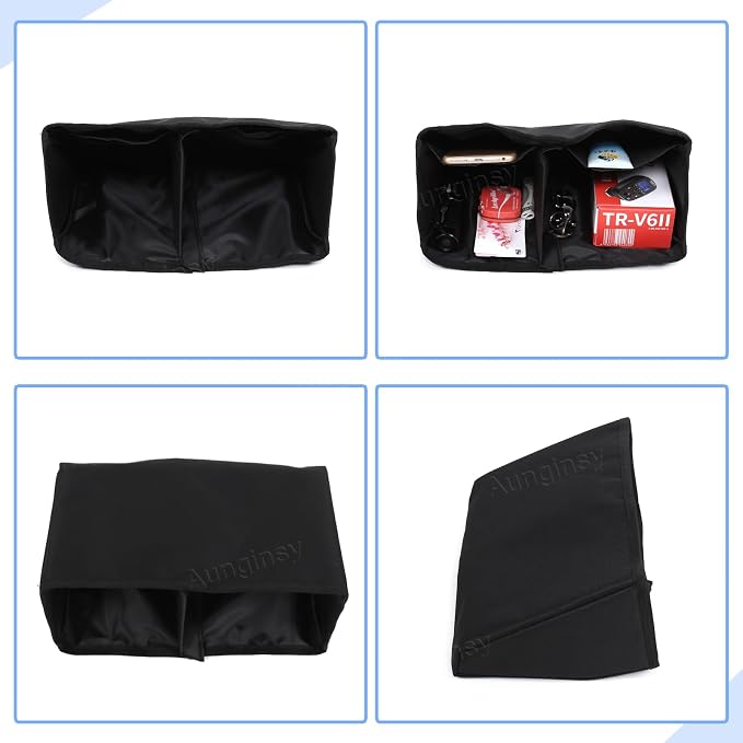 Aunginsy Center Console Glove Box Divider Organizer Compatible with Ford Maverick 2022-2025 Passenger Side Glove Divider Box Storage Bag Compartment Partition Insert Tray Secondary Storage Accessories