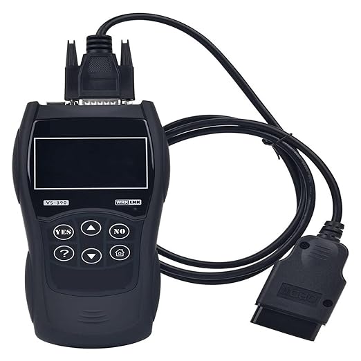 Automobile Fault Detector, VS890 OBD 2 Engine Fault Code Reader Analyzer VS 890 OBDII Car Diagnostic Scanner Tool Multi-Language
