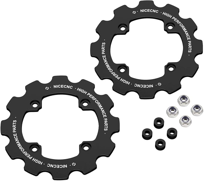 NICECNC Black ATV Chain Guard Compatible with Yamaha Raptor 700R YFM700R 2012-2026, Raptor 700 YFM700 2013-2026, Raptor 700 YFM700 2006-2011, Accessories