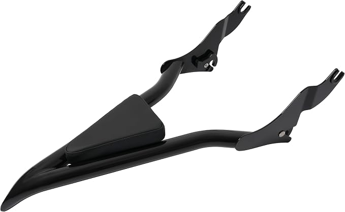 ALMULOO Detachable Motorcycle Backrest Sissy Bar Compatible with 2009-2024 Harley Touring Road King CVO Street Glide Electra Glide Road Glide Ultra Limited, 22" Black