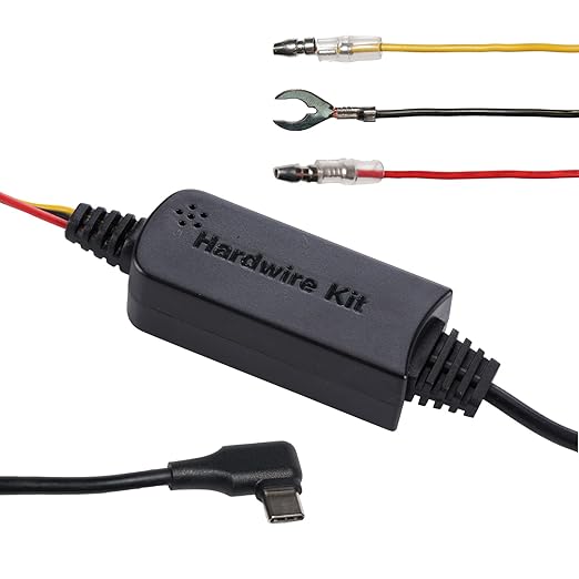 Cobra 2.5A Micro USB Adapter Hardwire Kit - Compatible with All Cobra SC Series Dash Camera Models