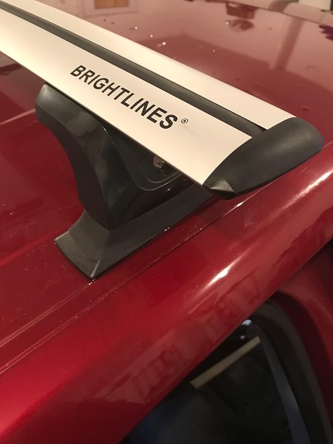 BRIGHTLINES Heavy Duty Anti-Theft Premium Aluminum Roof Bars Roof Rack Crossbars Compatible with 2018-2019 Chevy Equinox Without Roof Rails