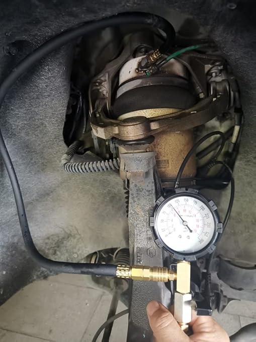 ZKTOOL General Automobile Shock Absorber Test Tool, Air Suspension Leak Detector, Automotive Air Shock Absorber, Pressure Leak Detector Tool, Suspension Leak Test Tool, Air Damper Leak Detector.