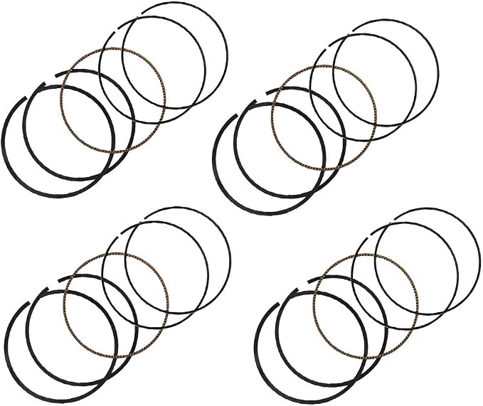 AHL 4 pcs Piston Rings for Yamaha YZF-R1 R1 2004 5VY-11603-00-00 (Oversize +75 77.75mm)