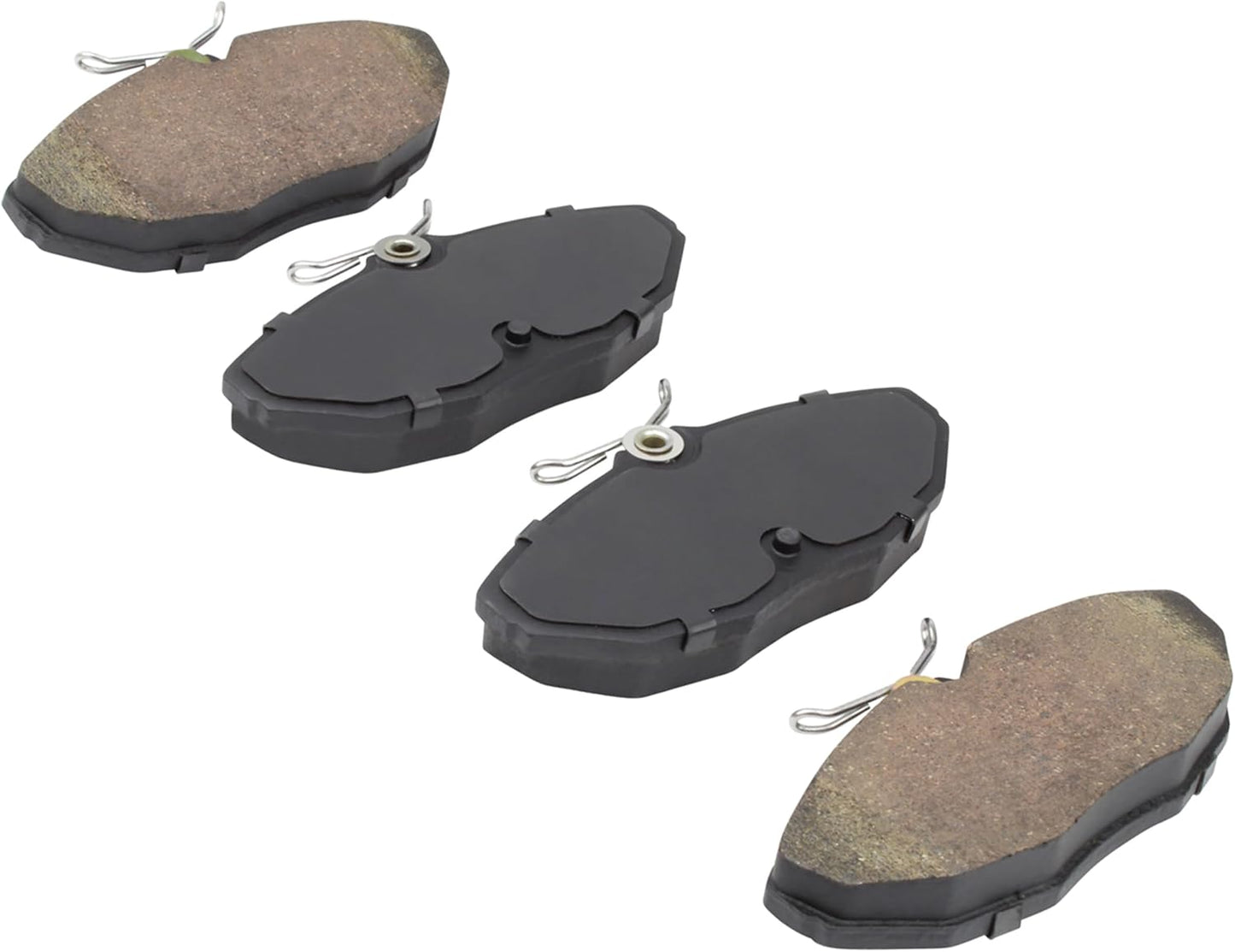 Premium Semi-Metallic Rear Brake Pads (1001-0806M) Compatible with Dodge Viper 2001-2002, Ford Thunderbird 2002-2005, Jaguar S-Type 2000-2002, Jaguar XJ8 2004-2005, Lincoln LS 2000-2006