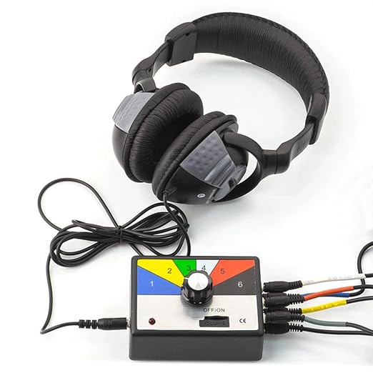 Chassis Ears Automotive Stethoscop Kits with Headphones, 6 Channel Car Engine Noise Finder Mechanic Stethoscope with Headset