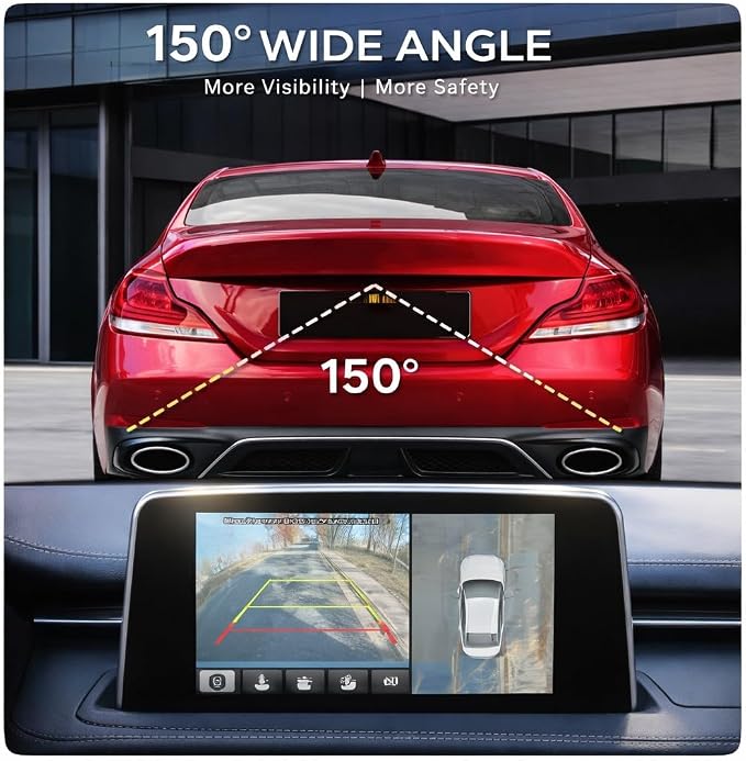 95760-B1100, 95760B1100, Car Rear View Backup Camera with Trunk Opening Handle for Hyundai Genesis 2015-2019