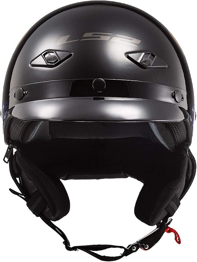 LS2 Helmets Bagger Motorcycle Half Helmet