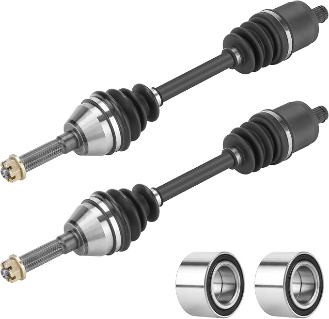 Front Left/Right CV Axles Polaris Sportsman 800 EFI 2007-2012, Sportsman 500 HO 08-12, Sportsman 500/700 EFI 07 08, Sportsman 400 HO 11-12, Sportsman 450 2007, Drive Shaft & Wheel Bearing Kit
