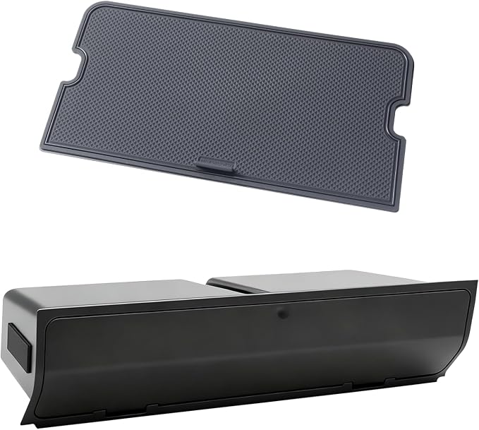 RAVOTOM Center Console Compartment Cover & Glove Box Organizer Compatible with 2022-2026 Ford F150 Accessories STX XL