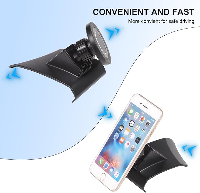 TOYCIDFG Magnetic Phone Holder Compatible with Porsche Cayenne 2024-2026, Center Console Attached Phone Mounted Accessories