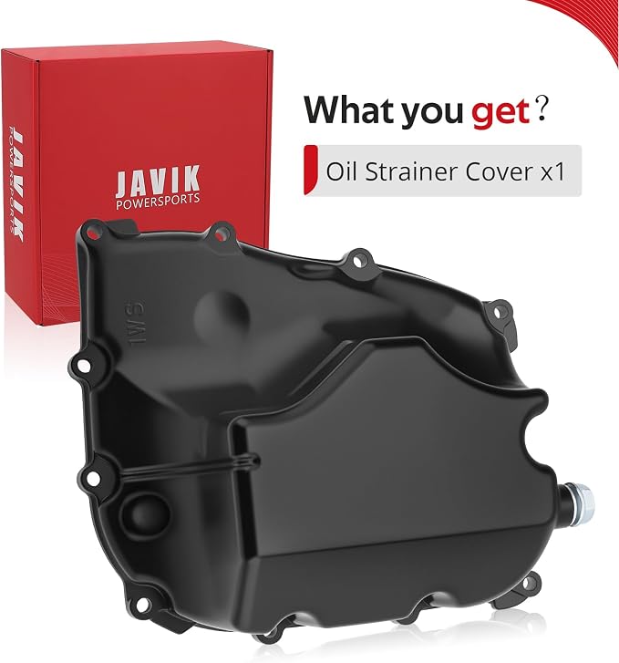 JAVIK Oil Strainer Cover For Yamaha Tenere 700 XTZ07 FZ-07 MT07 XSR700 2015-2024 O.E.M# 1WS-13400-00-00