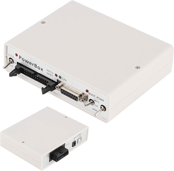 ECU Openport Power Box,ECU Power Box Flash with Full Adapters Compatible with JTAG Works ECU Openport US Plug 100-240V