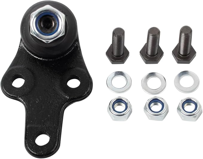 TRQ Front Lower Driver and Passenger Side Ball Joint Set Compatible with 2008-2013 Volvo C30 2006-2013 C70 2006-2011 S40 2006-2011 V50