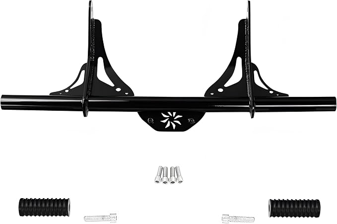 Motorcycle Front Crash Bar Protector for Harley Davidson Dyna Models with Mid Control 2006-2017 Street Bob/Fat Bob/Low Rider FXDL/Wide Glide/Switchback/Wide Glide Black