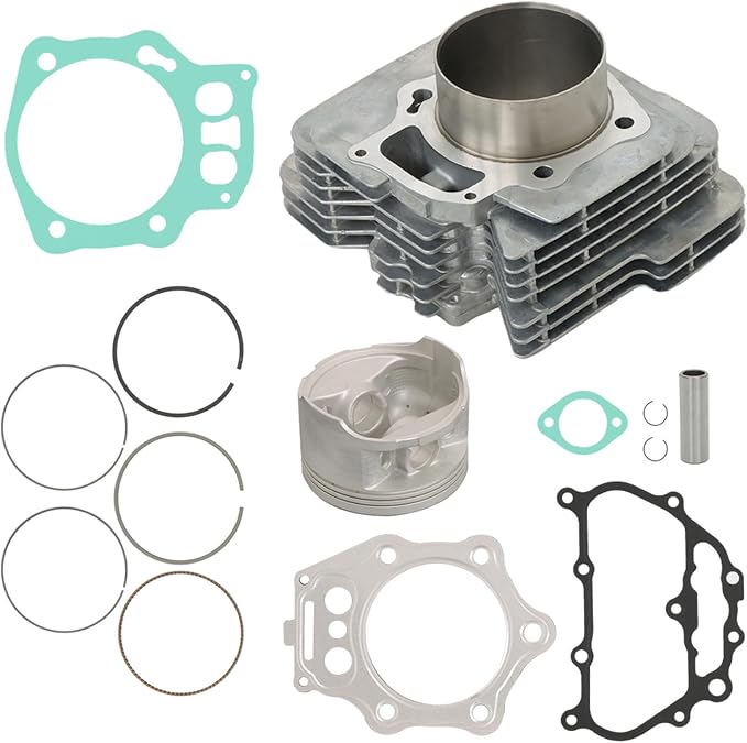 GXYWADY Cylinder Piston Rings Top End Rebuild Kit Replacement for Honda Foreman 500 TRX500 TRX 500 2x4 4x4 2005-2011