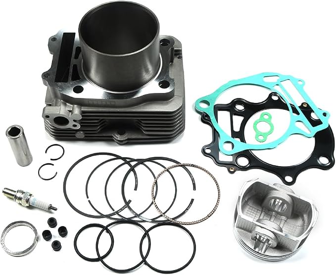 Cylinder Piston Gasket Top End Rebuild Kit Compatible With Artic Cat 400 2004-2008 375 2002, For Suzuki Eiger 400 2002-2007, For King Quad 400 2008-2022