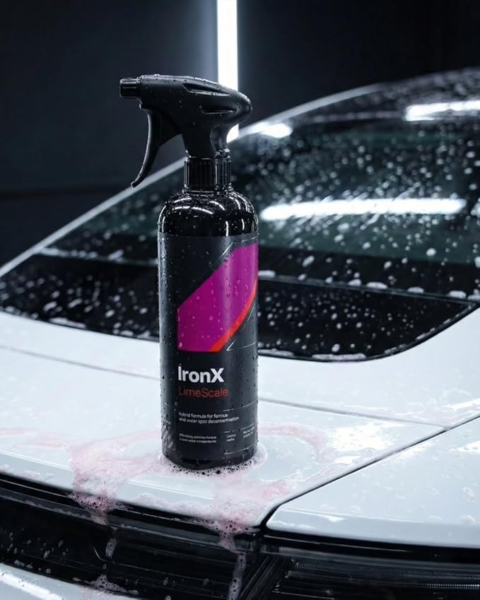 CARPRO IronX LimeScale - Iron & Mineral Spot Remover - Dissolve Grime on Paint, Glass & Wheels: Save Time, Ready to Polish or Sealant - 500ml (17oz)