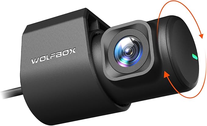 WOLFBOX X3 Original Rear Camera Comes with a 20ft Original Cable, 1080P 30FPS Rotatable Rearview Camera.