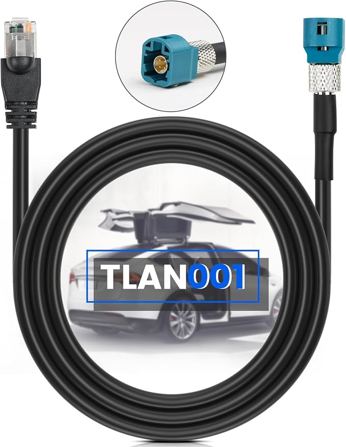 Diagnostic Cables Set fit for Tesla S/X, OBD2 Diagnostic Tools Adapter fit for Autel MaxiSYS 909/919/908SPro/Elite/Elite II/Ultra Tablets