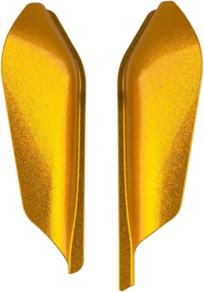 Advanblack 2024 RG Mid Frame Air Deflectors Compatible for Harley Touring Street Glide, Road King, Electra Glide, 2009-2025(Prospect Gold)