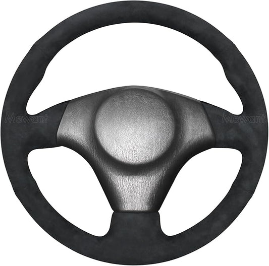 MEWANT Hand Stitch Steering Wheel Cover for Toyota RAV4 1998-2003 / Celica 1999-2006 / Corolla 2003-2008 / Matrix 2002-2008 / MR2 1999-2007 / Supra/Caldina, Custom Fit DIY Wrap Interior Accessories