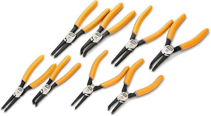 GEARWRENCH 8 Pc Snap Ring Pliers- 7" & 9" Internal and External | 89702