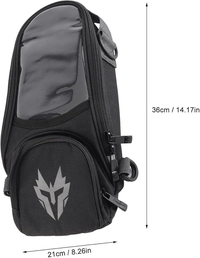 Tank Bag, Magnetic Tank Bag Oxford Fabric High Strength Fuel 4.5L Large Capacity Navigation Package Magnetic Atv for (Grey)
