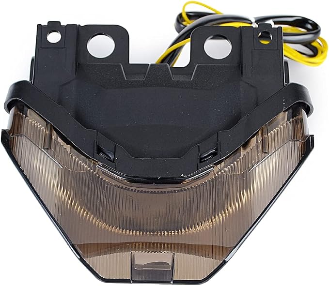 MZS Motorcycle Tail Light, LED Turn Signal Integrated Blinker Smoke Compatible with MT07 MT-07 FZ-07 FZ07 2014-2017 / YZF R3 2015-2024 / R25 2014-2024 / MT-03 2015-2019 / MT-25 2015-2019